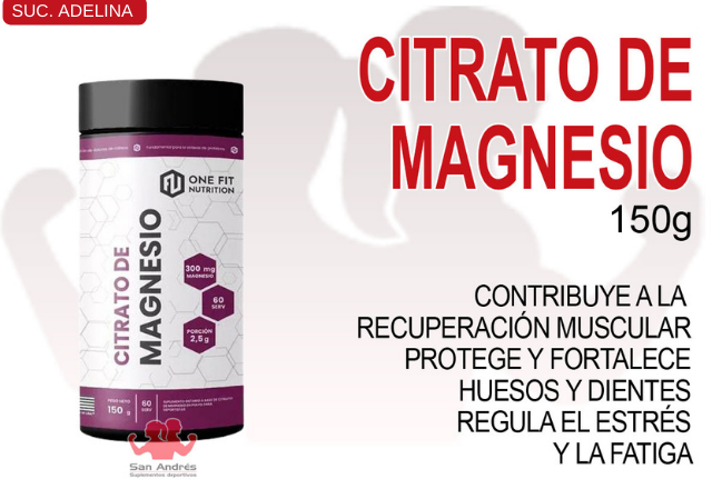Citrato de Magnesio Neutro de OneFit