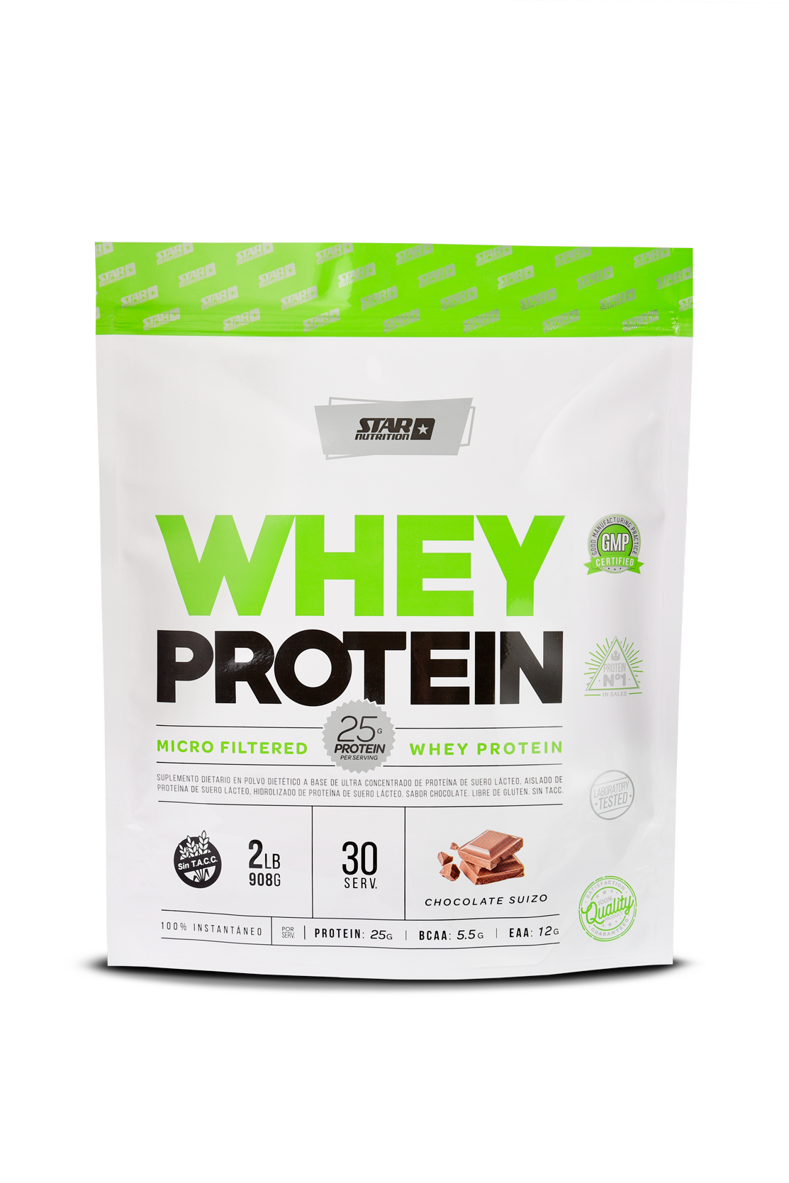 Whey Protein Doypack de Star Nutrition · Chocolate